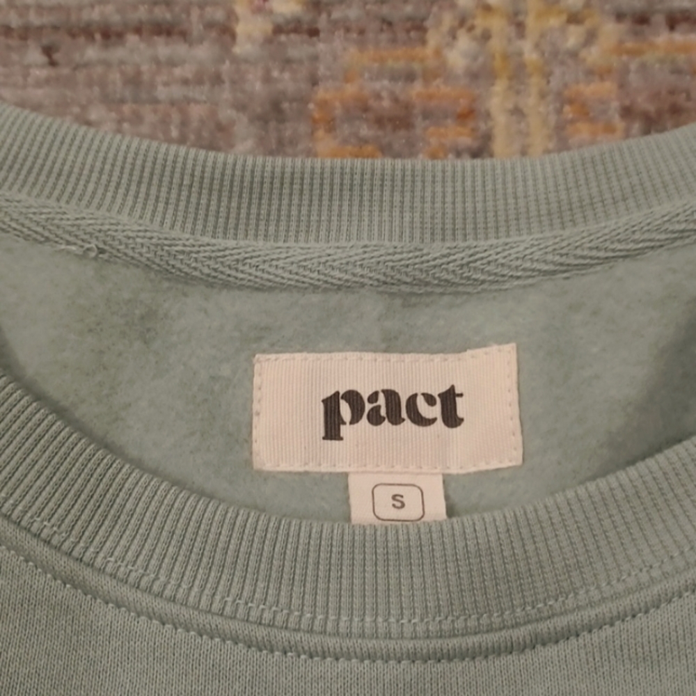 Pact Green Herb Graphic Sweatshirt - Picture 2 of 6